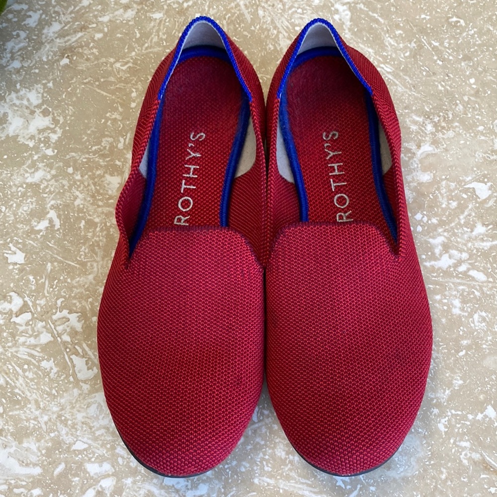 ROTHY’S Red flats slip on shoes